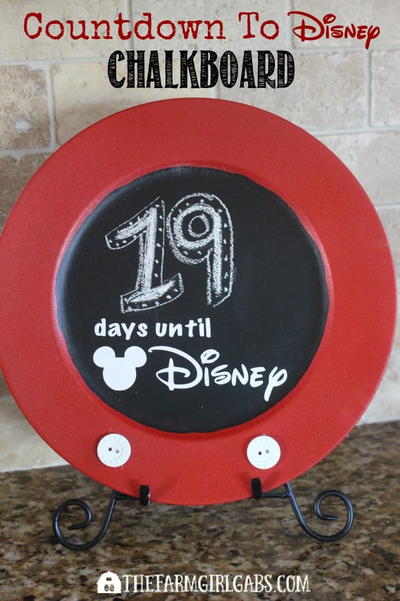 Disney Countdown Chalkboard Disney Countdown Chalkboard