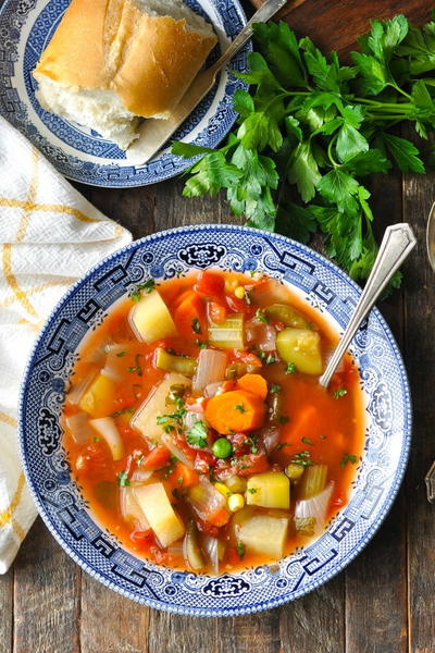 Slow Cooker Vegetable Soup Slow Cooker Vegetable Soup