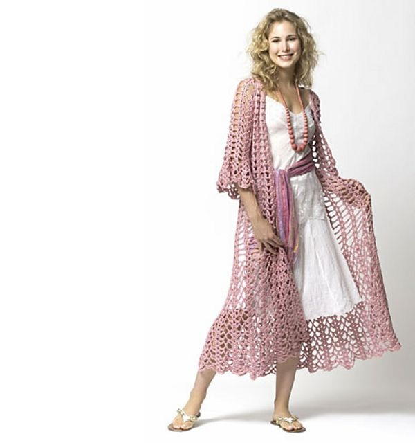 Crochet Lacy Duster Crochet Lacy Duster