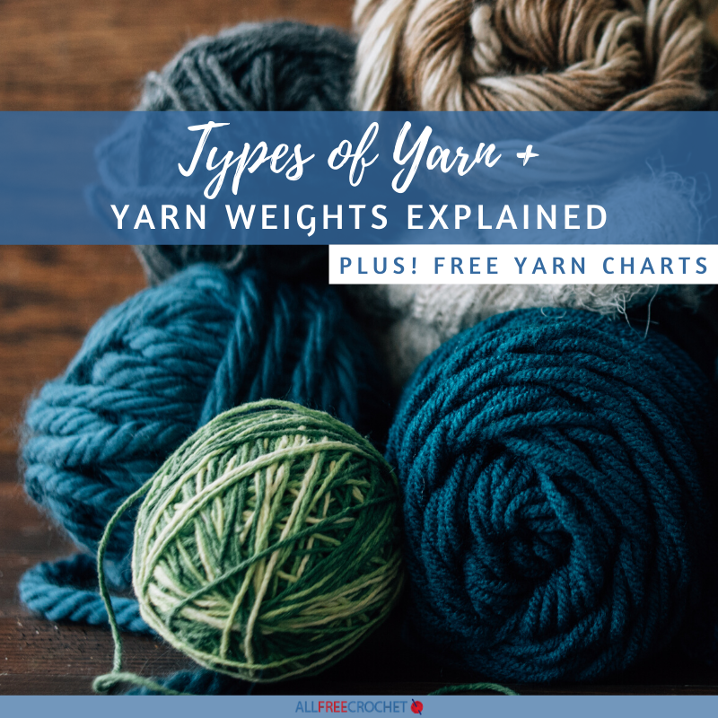 Types Of Yarn Yarn Weight Charts Allfreecrochet Com