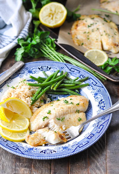 Baked Tilapia With Lemon And Garlic Baked Tilapia With Lemon And Garlic