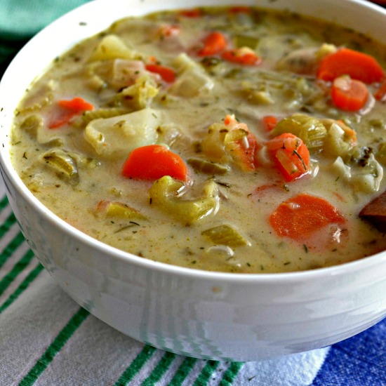 Creamy Dill Pickle Soup Creamy Dill Pickle Soup