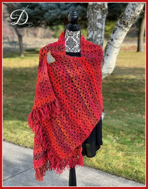 Sunset Garden Shawl Sunset Garden Shawl