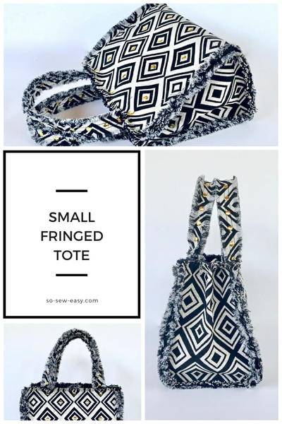 Small Fringed Tote Bag Pattern Small Fringed Tote Bag Pattern