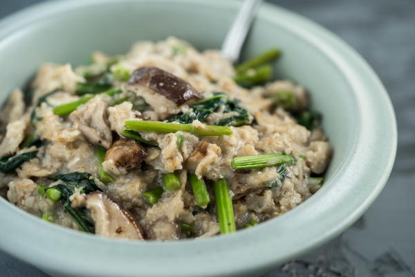 Savory Oatmeal With Vegetables vegan Savory Oatmeal With Vegetables (vegan)