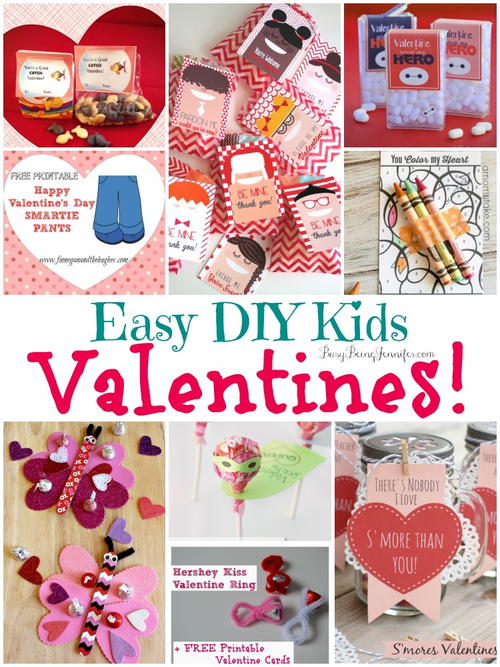 Easy Diy Kids Valentines Easy Diy Kids Valentines