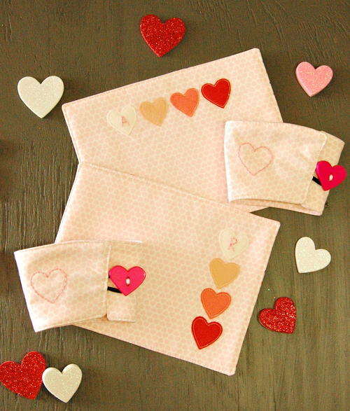 Heart Mug Rug And Coffee Cozy Gift Heart Mug Rug And Coffee Cozy Gift