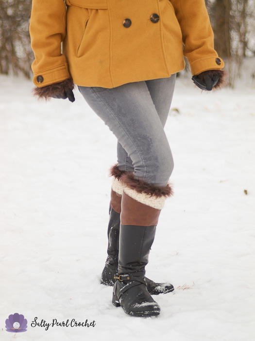 Fur Trimmed Boot Cuffs Fur Trimmed Boot Cuffs
