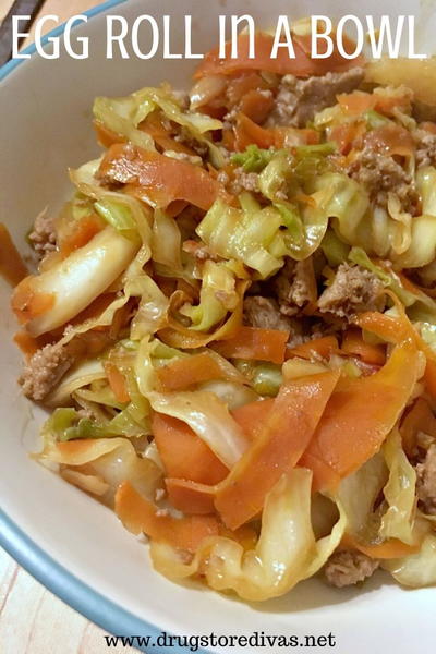 Egg Roll In A Bowl Egg Roll In A Bowl