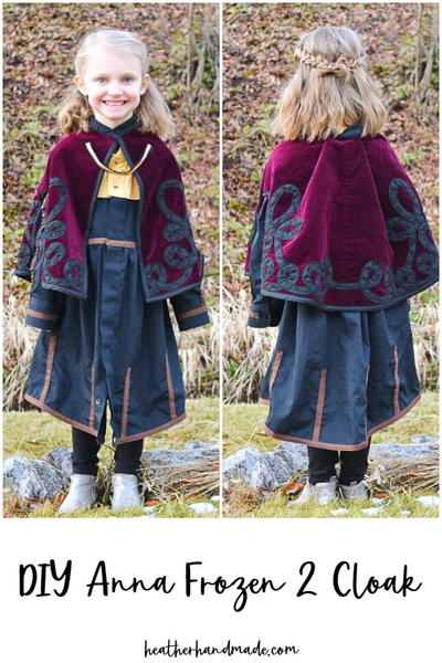 Diy Anna Frozen 2 Cloak Diy Anna Frozen 2 Cloak
