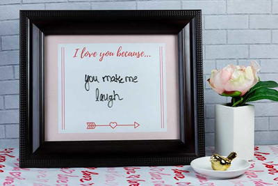 Valentines Day Dry Erase Sign Valentine's Day Dry Erase Sign