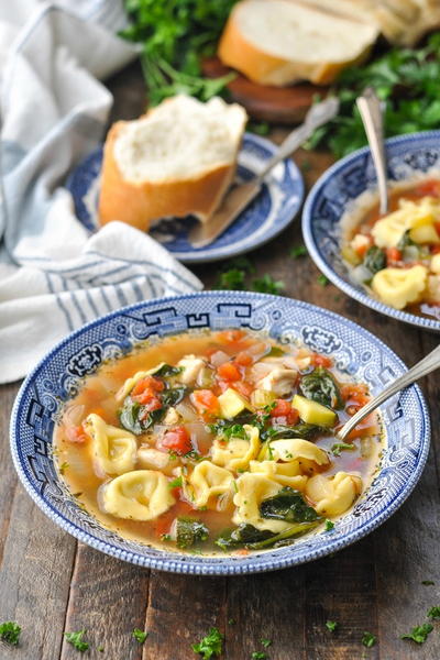 Chicken Tortellini Soup Chicken Tortellini Soup