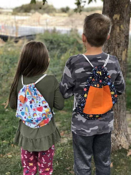 How to Sew a Drawstring Backpack How to Sew a Drawstring Backpack
