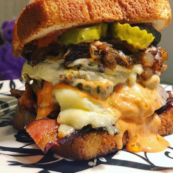 Bourbon Whiskey Patty Melt Bourbon Whiskey Patty Melt