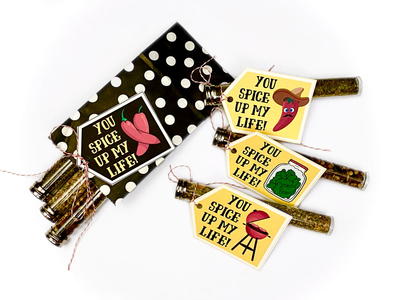 Diy Spice Tube Valentines With Free Printable Valentines Day Gift Tags