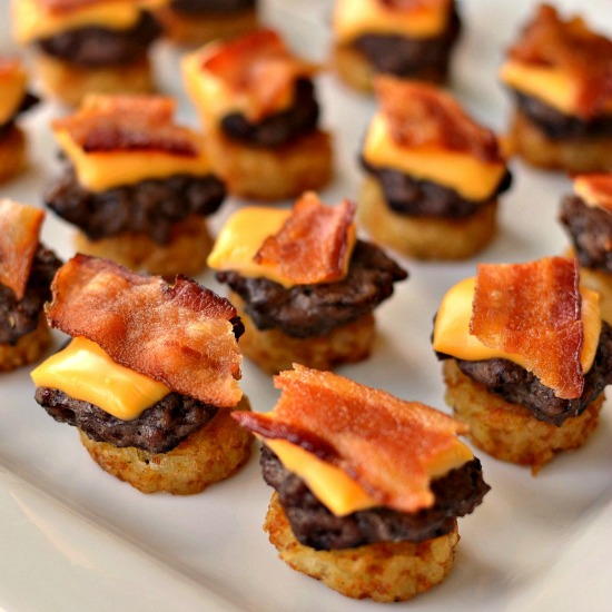 Mini Bacon Cheeseburger Bites Mini Bacon Cheeseburger Bites