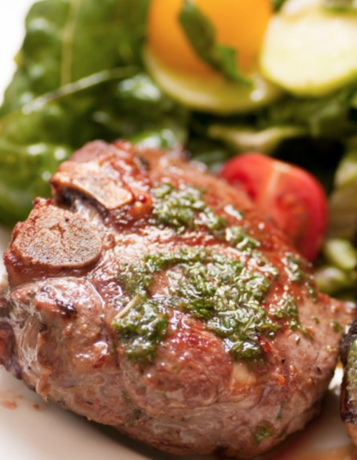 Lamb And Salad With Apple Vinaigrette Dressing Lamb And Salad With Apple Vinaigrette Dressing