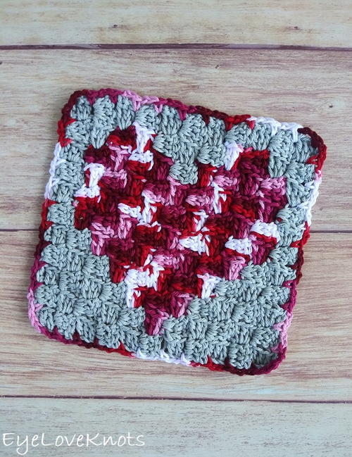 C2c Valentines Washcloth C2c Valentine's Washcloth