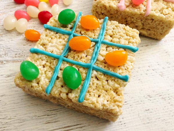 Tic Tac Toe Rice Krispie Treats Tic Tac Toe Rice Krispie Treats