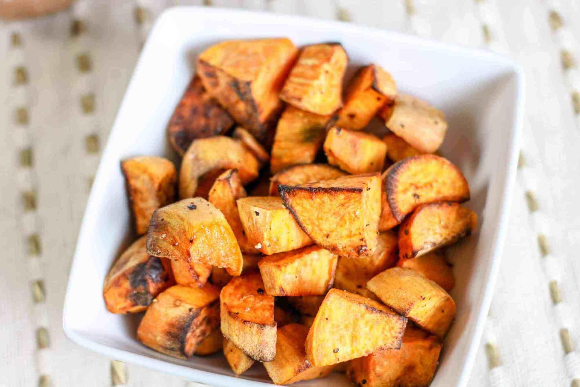 Crispy Air Fryer Diced Potatoes (GlutenFree, Vegan) Dish by Dish