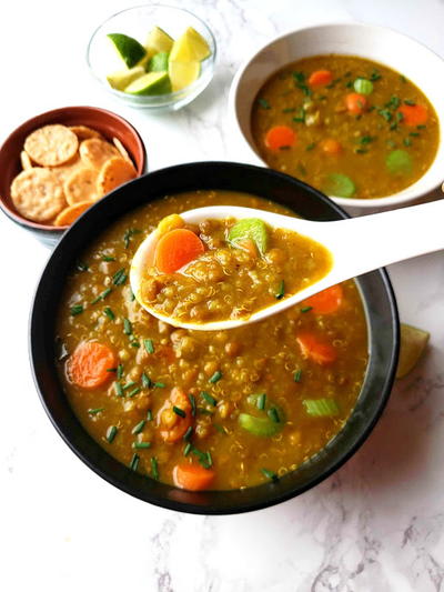 Lentil Quinoa Superfoods Soup