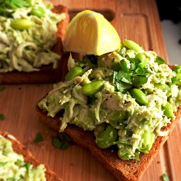 Zesty Chicken Avocado Toast