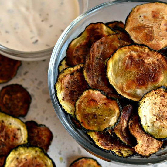 Baked Zucchini Chips Keto Friendly Baked Zucchini Chips Keto Friendly