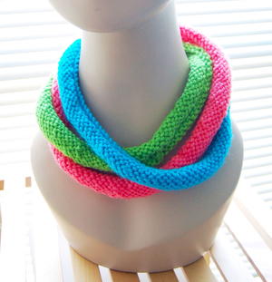 Knit Cowl Necklace