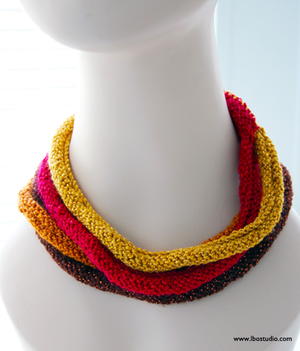 Multistrand Knit Necklace
