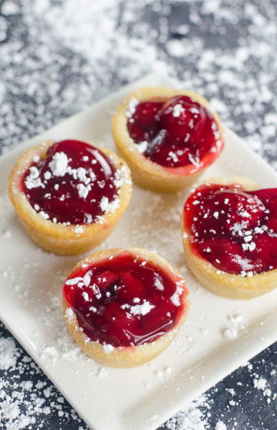 Cherry Pie Cookie Cups Cherry Pie Cookie Cups