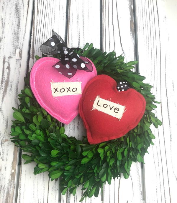 Conversation Heart Valentine Garland Decor Conversation Heart Valentine Garland Decor