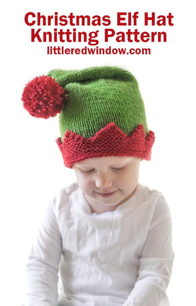 Christmas Elf Hat Knitting Pattern