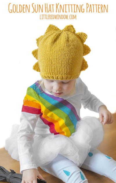 Golden Sun Hat Knitting Pattern