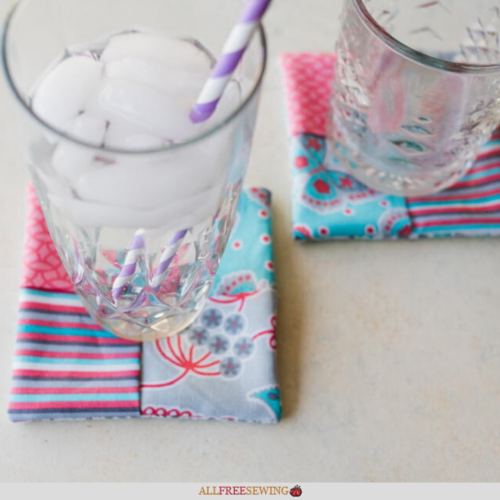 10-Minute Folded Fabric Coasters 10-Minute Folded Fabric Coasters