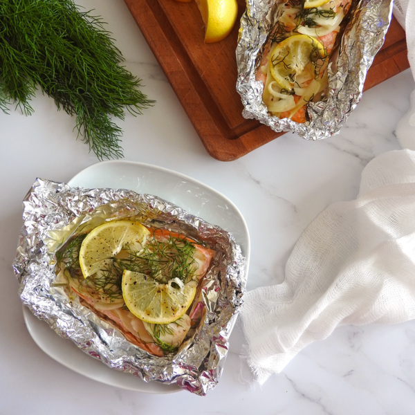 Baked Salmon Fennel Foil Packets Baked Salmon Fennel Foil Packets