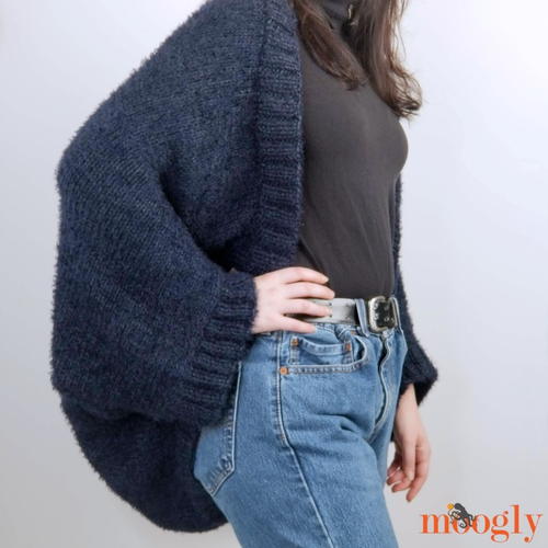 Strikke Cocoon Cardigan Strikke Cocoon Cardigan