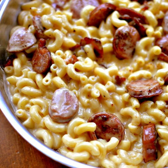Bacon Chicken Sausage Macaroni And Cheese Bacon Chicken Sausage Macaroni And Cheese