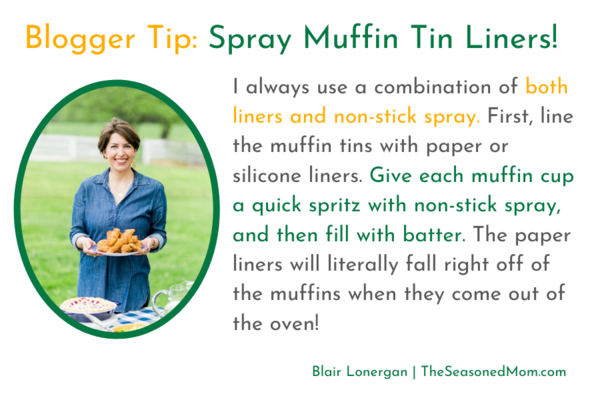 Blair Lonergan Tip for Keeping Muffins from Sticking to the Pan
