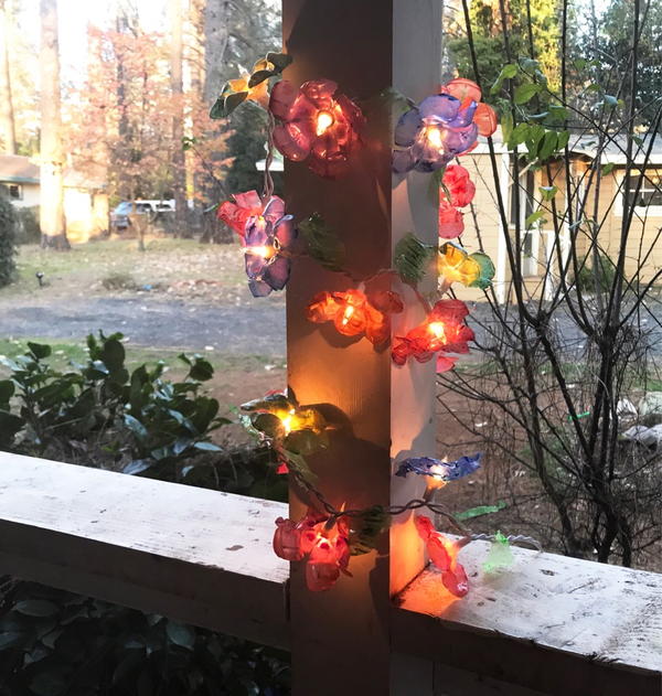 How To Make Flower Lights Out Of Recycled Plastic How To Make Flower Lights Out Of Recycled Plastic