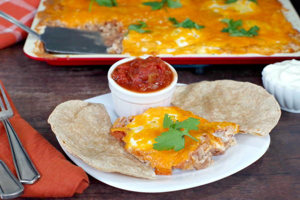 Easy Sheet Pan Huevos Rancheros Easy Sheet Pan Huevos Rancheros