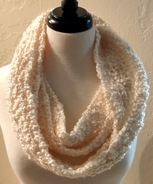 Snowy White Infinity Cowl Crochet Pattern Snowy White Infinity Cowl Crochet Pattern