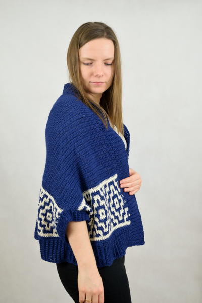 Mosaic Cocoon Cardigan Mosaic Cocoon Cardigan
