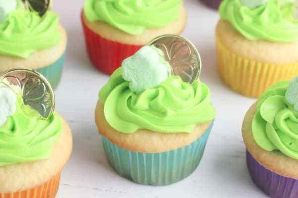 Easy Shamrock Cupcakes Easy Shamrock Cupcakes