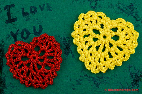 Small Crocheted Heart Small Crocheted Heart
