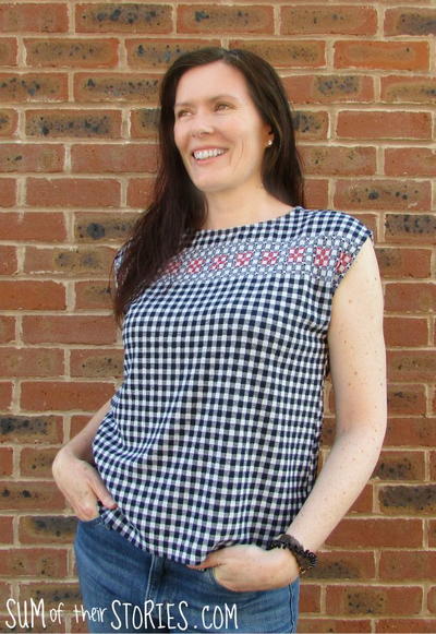 Suisse Embroidery Top Refashion Suisse Embroidery Top Refashion