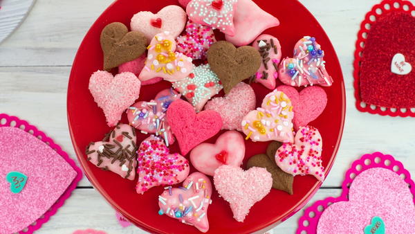 Valentines Day Spritz Cookies Valentines Day Spritz Cookies