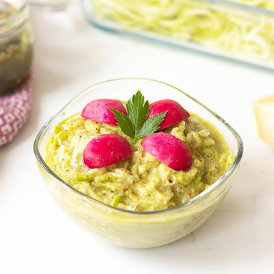 Zoodles With Pesto Zoodles With Pesto