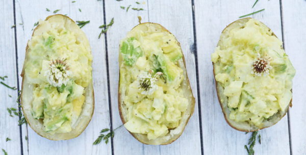 Avocado Stuffed Potatoes Avocado Stuffed Potatoes
