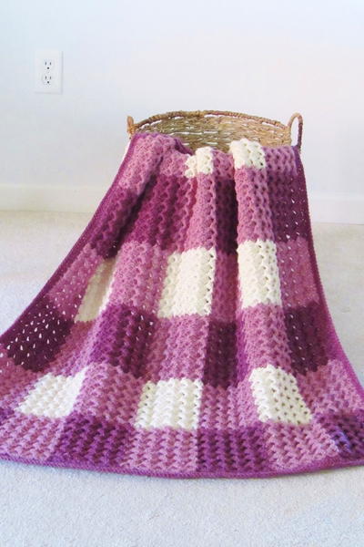 Crystal Waves Gingham Blanket Crystal Waves Gingham Blanket