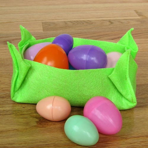 Last Minute Felt Easter Basket Last Minute Felt Easter Basket